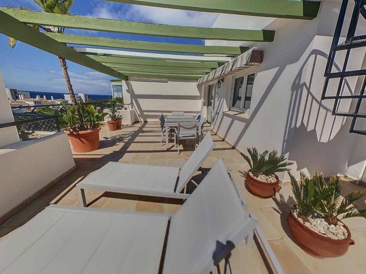 Frontline Beach Penthouse In Mi Capricho Sitio de Calahonda Exteriér fotografie